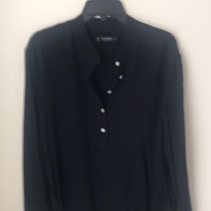 Lucky Brand Los Angeles, black blouse